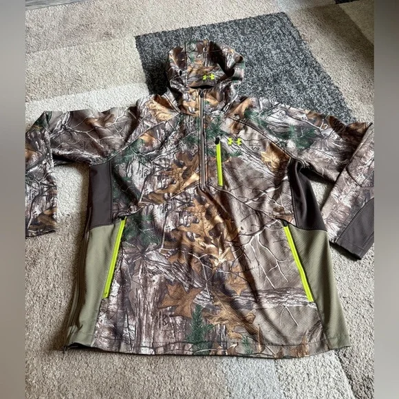 Under Armour Men’s ColdGear Scent Control Barrier Camouflage Hoodie - 2XL - Picture 1 of 12